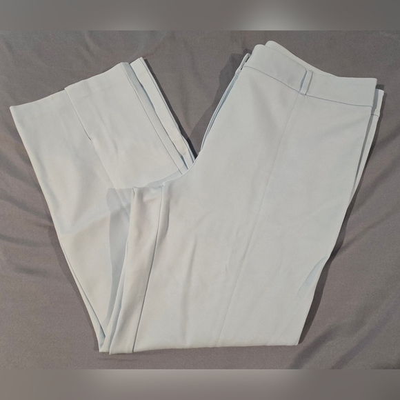 J. Mclaughlin Light Blue Slit Pants Size 12 - Picture 1 of 9